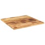 Tablero de mesa cuadrado madera mango rugosa 80x80x3,8 cm de , Tableros para mesas - Ref: Foro24-371415, Precio: 108,23 €, De...