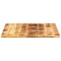 Tablero de mesa cuadrado madera mango rugosa 80x80x3,8 cm de , Tableros para mesas - Ref: Foro24-371415, Precio: 108,23 €, De...
