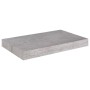 Estantes flotantes de pared 2 uds MDF gris hormigón 40x23x3,8cm en Estanterías | Comprar online en Foru.es