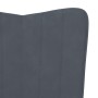 Sillón de relax de terciopelo gris oscuro de , Sillones - Ref: Foro24-327656, Precio: 95,60 €, Descuento: %