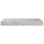 Estantes flotantes de pared 2 uds MDF gris hormigón 40x23x3,8cm en Estanterías | Comprar online en Foru.es