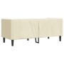 Sofá Chesterfield de 2 plazas cuero artificial blanco crema de , Sofás - Ref: Foro24-372660, Precio: 281,01 €, Descuento: %