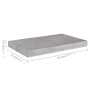 Estante flotante de pared gris hormigón MDF 50x23x3,8 cm en Estanterías | Comprar online en Foru.es