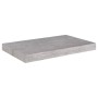 Estantes flotantes pared 2 uds MDF gris hormigón 50x23x3,8 cm en Estanterías | Comprar online en Foru.es