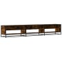 Mueble de TV madera de ingeniería roble ahumado 270x40x46 cm de , Muebles TV - Ref: Foro24-3300812, Precio: 149,54 €, Descuen...