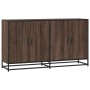 Aparador madera de ingeniería marrón roble 134x35x76 cm de , Aparadores - Ref: Foro24-3300819, Precio: 144,05 €, Descuento: %