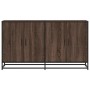 Aparador madera de ingeniería marrón roble 134x35x76 cm de , Aparadores - Ref: Foro24-3300819, Precio: 144,05 €, Descuento: %