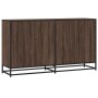 Aparador madera de ingeniería marrón roble 134x35x76 cm de , Aparadores - Ref: Foro24-3300819, Precio: 144,05 €, Descuento: %