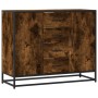 Aparador madera de ingeniería roble ahumado 92x35x76 cm de , Aparadores - Ref: Foro24-3300827, Precio: 110,72 €, Descuento: %