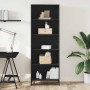 Estantería de madera de ingeniería negra 60x35x170,5 cm de , Librerías y estanterías - Ref: Foro24-3300850, Precio: 110,15 €,...