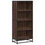Estantería de madera de ingeniería marrón roble 60x35x139 cm de , Librerías y estanterías - Ref: Foro24-3300844, Precio: 92,5...