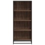 Estantería de madera de ingeniería marrón roble 60x35x139 cm de , Librerías y estanterías - Ref: Foro24-3300844, Precio: 92,5...