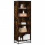 Estantería madera de ingeniería roble ahumado 60x35x170,5 cm de , Librerías y estanterías - Ref: Foro24-3300852, Precio: 105,...