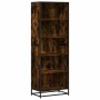 Estantería madera de ingeniería roble ahumado 60x35x170,5 cm de , Librerías y estanterías - Ref: Foro24-3300852, Precio: 105,...