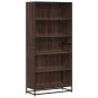 Estantería madera de ingeniería marrón roble 80,5x35x170,5 cm de , Librerías y estanterías - Ref: Foro24-3300859, Precio: 129...