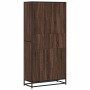 Estantería madera de ingeniería marrón roble 80,5x35x170,5 cm de , Librerías y estanterías - Ref: Foro24-3300859, Precio: 129...