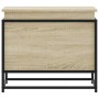 Caja de almacenaje madera ingeniería roble sonoma 60x40x51,5 cm de , Cestas para almacenaje - Ref: Foro24-848795, Precio: 56,...