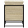 Caja de almacenaje madera ingeniería roble sonoma 60x40x51,5 cm de , Cestas para almacenaje - Ref: Foro24-848795, Precio: 56,...