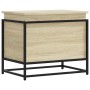 Caja de almacenaje madera ingeniería roble sonoma 60x40x51,5 cm de , Cestas para almacenaje - Ref: Foro24-848795, Precio: 56,...