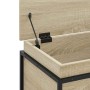 Caja de almacenaje madera ingeniería roble sonoma 60x40x51,5 cm de , Cestas para almacenaje - Ref: Foro24-848795, Precio: 56,...
