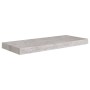 Estante flotante de pared MDF gris hormigón 60x23,5x3,8 cm en Estanterías | Comprar online en Foru.es