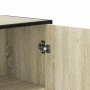 Aparador alto madera de ingeniería roble Sonoma 68x35x139 cm de , Aparadores - Ref: Foro24-3300831, Precio: 129,13 €, Descuen...