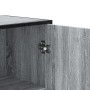 Aparador alto madera de ingeniería gris Sonoma 68x35x139 cm de , Aparadores - Ref: Foro24-3300833, Precio: 133,15 €, Descuent...