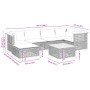 Set sofás de jardín 7 piezas y cojines ratán sintético beige de , Conjuntos de jardín - Ref: Foro24-3261922, Precio: 561,68 €...