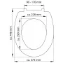 SCHÜTTE Duroplast WC-Sitz mit Absenkautomatik WEISS von SCHÜTTE, Toiletten- und Bidetsitze - Ref: Foro24-435094, Preis: 33,64...