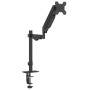 Brazo de monitor único pantalla máxima 27'' resorte de gas 10kg de , Soportes para monitores y televisor - Ref: Foro24-401217...