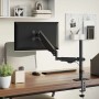 Brazo de monitor único pantalla máxima 27'' resorte de gas 10kg de , Soportes para monitores y televisor - Ref: Foro24-401217...