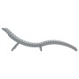 Tumbona de madera maciza de acacia gris 184x55x64 cm de , Tumbonas - Ref: Foro24-363279, Precio: 132,45 €, Descuento: %
