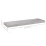 Estante flotante pared 2 uds MDF gris hormigón 80x23,5x3,8 cm en Estanterías | Comprar online en Foru.es