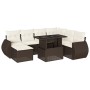 Set sofás de jardín 8 piezas y cojines ratán sintético marrón de , Conjuntos de jardín - Ref: Foro24-3268703, Precio: 583,72 ...