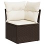 Set de sofás de jardín 10 pzas y cojines ratán sintético marrón de , Conjuntos de jardín - Ref: Foro24-3268743, Precio: 748,1...