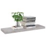 Estantes flotantes pared 4 uds MDF gris hormigón 80x23,5x3,8 cm en Estanterías | Comprar online en Foru.es