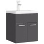 Mueble con lavabo madera de ingeniería gris de , Muebles de baño - Ref: Foro24-3071263, Precio: 151,96 €, Descuento: %