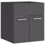 Mueble con lavabo madera de ingeniería gris de , Muebles de baño - Ref: Foro24-3071263, Precio: 151,96 €, Descuento: %
