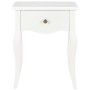 Mesita de noche de madera maciza de pino blanco 40x30x50 cm de , Mesitas de noche - Ref: Foro24-280005, Precio: 116,04 €, Des...