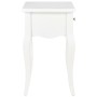 Mesita de noche de madera maciza de pino blanco 40x30x50 cm de , Mesitas de noche - Ref: Foro24-280005, Precio: 116,04 €, Des...