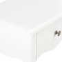 Mesita de noche de madera maciza de pino blanco 40x30x50 cm de , Mesitas de noche - Ref: Foro24-280005, Precio: 116,04 €, Des...