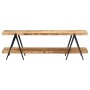 Mueble para TV de madera maciza de mango 160x40x50 cm en Muebles TV | Comprar online en Foru.es