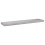 Estante flotante de pared gris hormigón MDF 90x23,5x3,8 cm en Estanterías | Comprar online en Foru.es