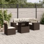 Set sofás de jardín 6 piezas y cojines ratán sintético marrón de , Conjuntos de jardín - Ref: Foro24-3269173, Precio: 480,41 ...