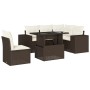 Set sofás de jardín 6 piezas y cojines ratán sintético marrón de , Conjuntos de jardín - Ref: Foro24-3269173, Precio: 480,41 ...