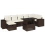 Set sofás de jardín 8 piezas y cojines ratán sintético marrón de , Conjuntos de jardín - Ref: Foro24-3275313, Precio: 576,29 ...