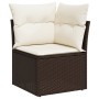 Set de sofás de jardín 11 pzas cojines ratán sintético marrón de , Conjuntos de jardín - Ref: Foro24-3268783, Precio: 852,12 ...