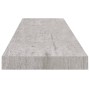 Estantes flotantes pared 2 uds gris hormigón MDF 90x23,5x3,8 cm en Estanterías | Comprar online en Foru.es