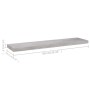 Estantes flotantes pared 2 uds gris hormigón MDF 90x23,5x3,8 cm en Estanterías | Comprar online en Foru.es
