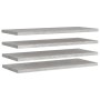 Estantes flotantes pared 4 uds gris hormigón MDF 90x23,5x3,8 cm en Estanterías | Comprar online en Foru.es